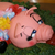 "Kim" the Piggy who turned 40 : Sculpted Fondant Pig Cake