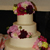 Vanilla Buttercream Wedding Cake with Fresh Flowers : Yellow Butter Cake